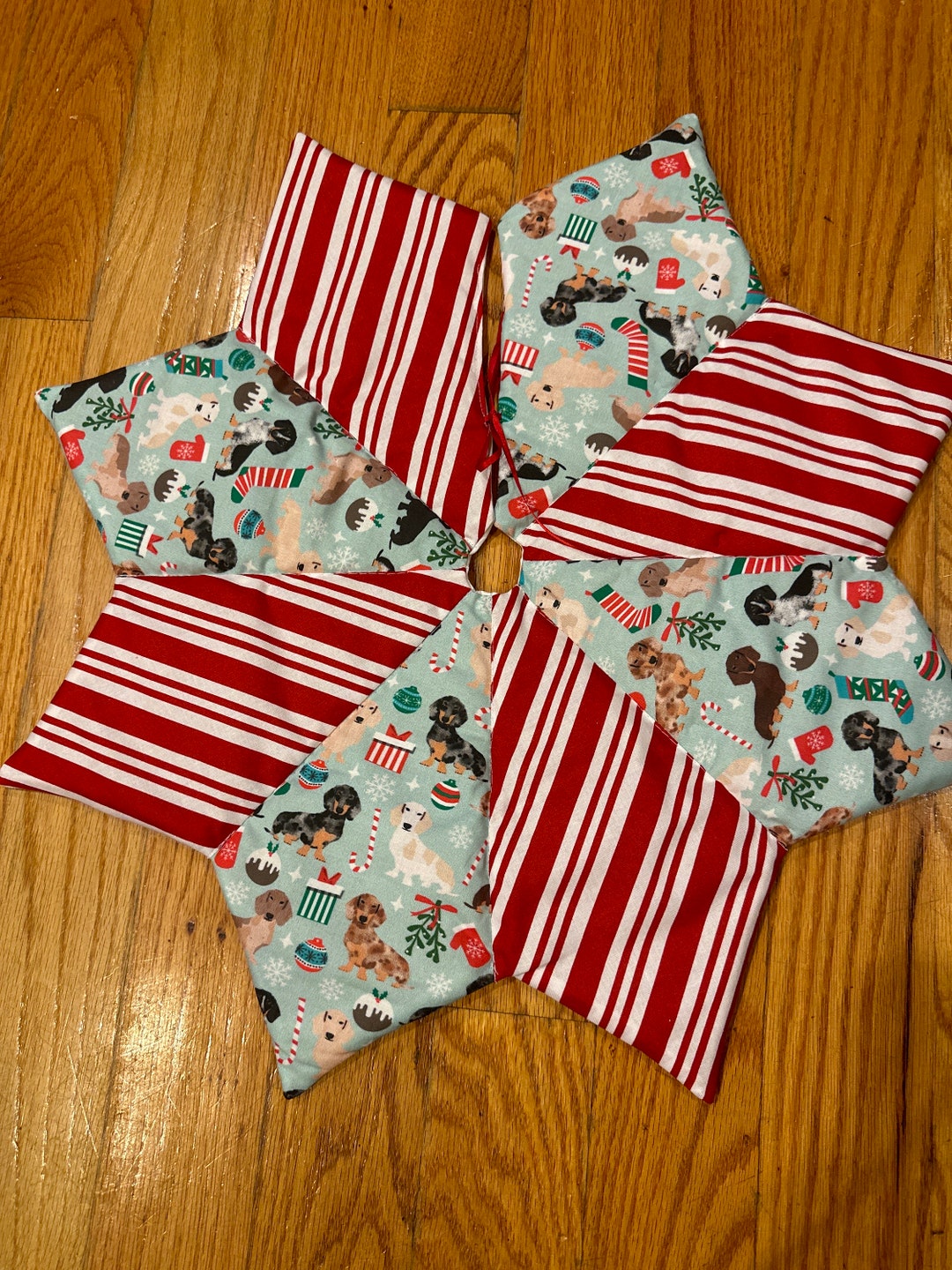 Dachshund Dog Christmas Tree Skirt 11 18 or 22 Inches in Etsy