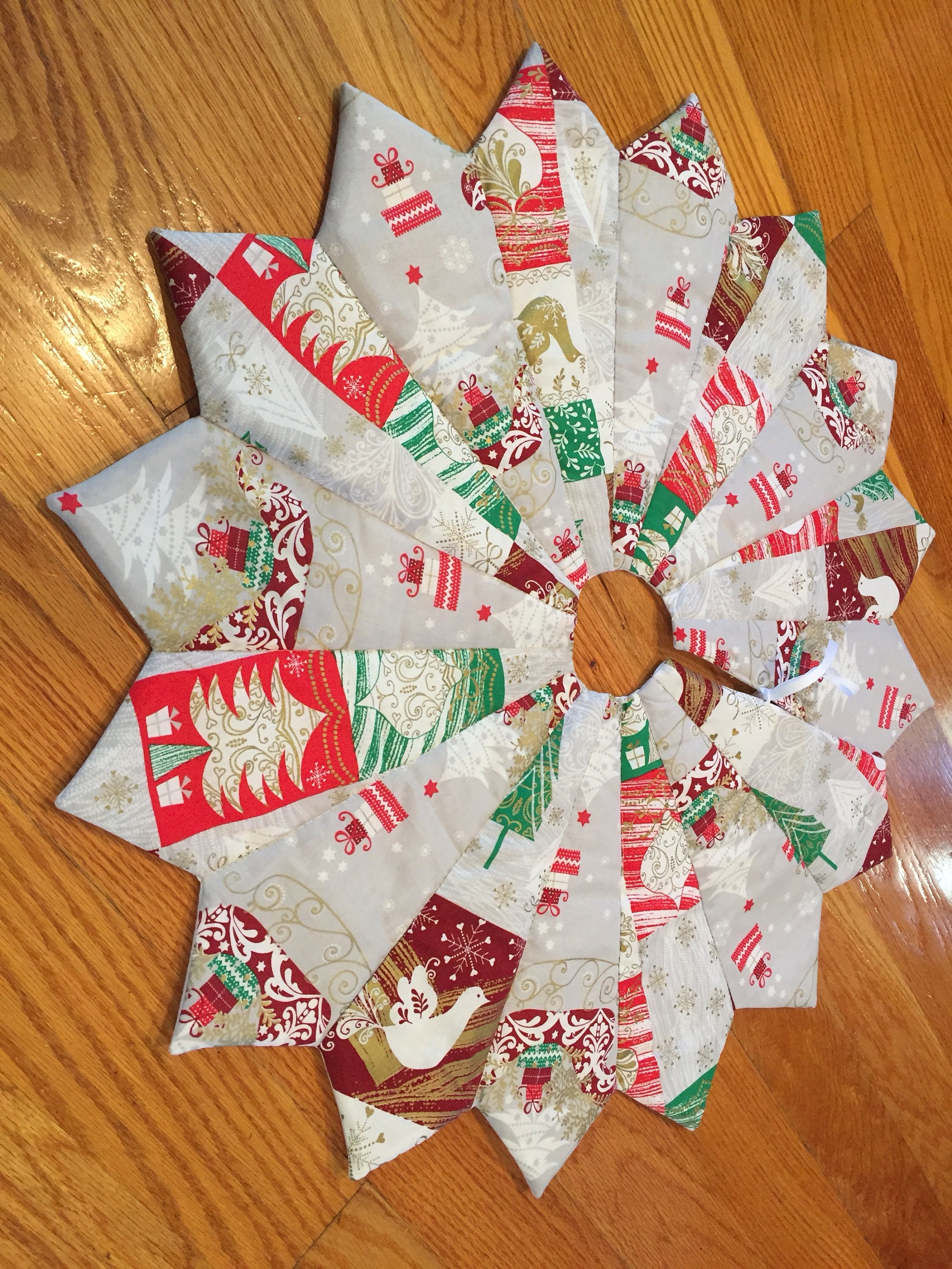 Christmas Tree Skirt Table Top Tree Skirt Mini Tree Skirt Etsy