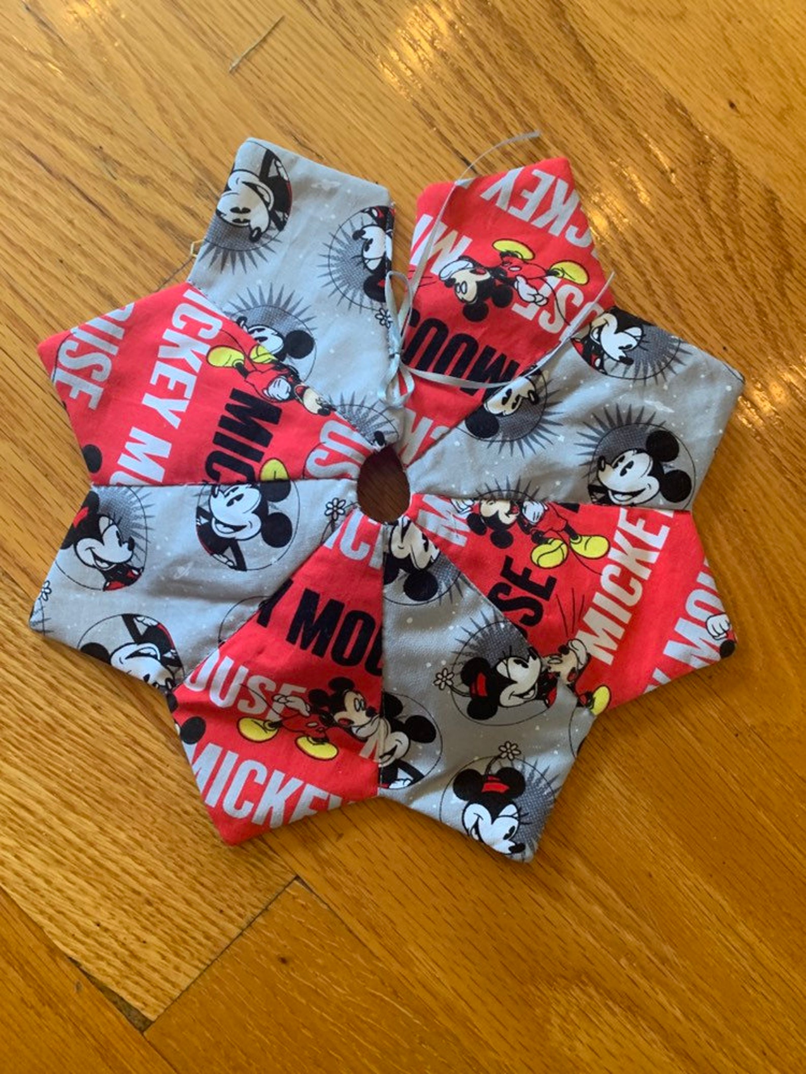 Mickey Mouse Tree Skirt 18 Inch Diameter Table Top Mini Etsy Australia