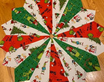 Grinch Christmas Tree Skirt: Whoville Holiday Decor