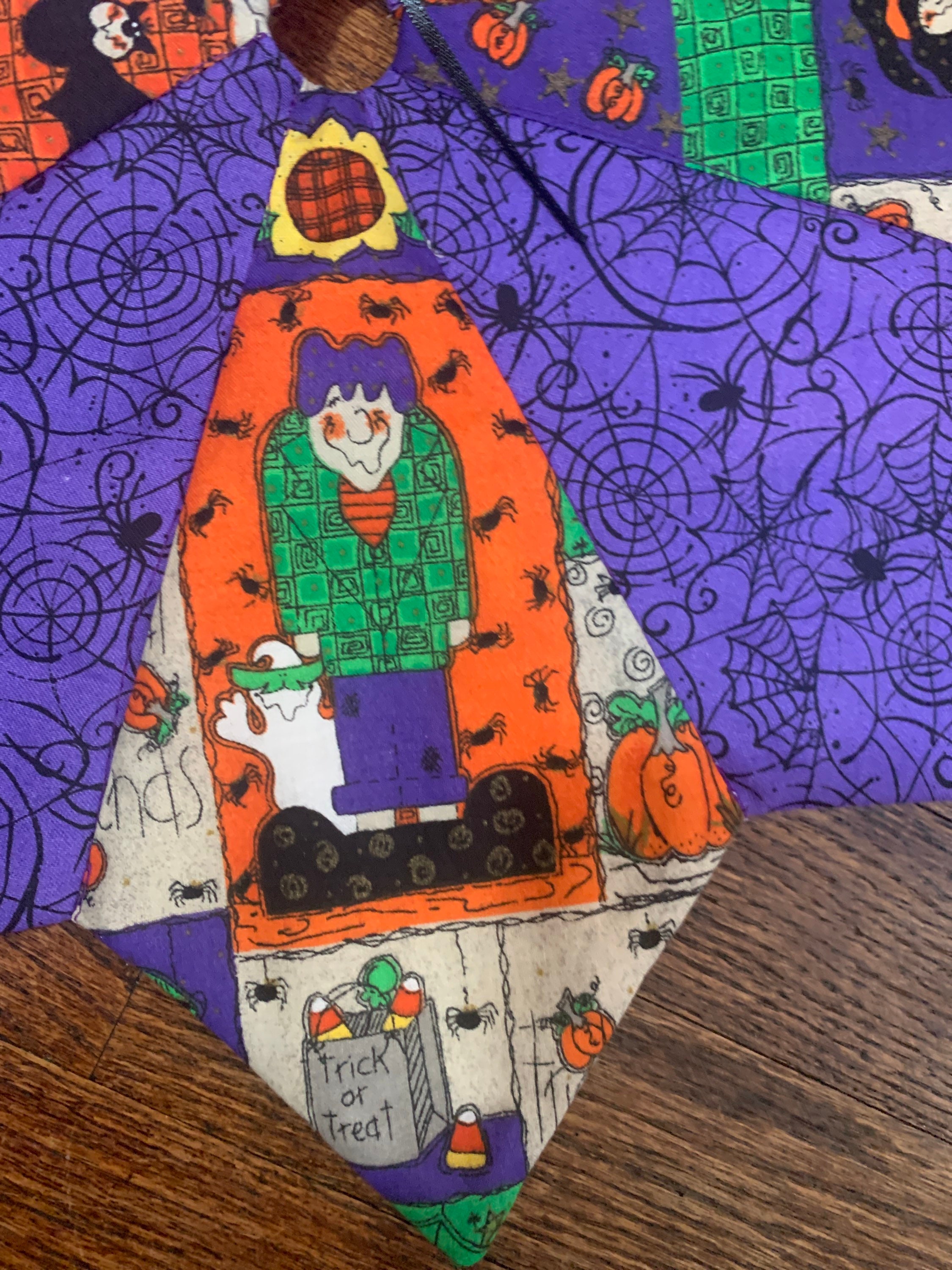 Halloween Tree Skirt 11 Inch or 18 Inch Diameter Table Top Etsy
