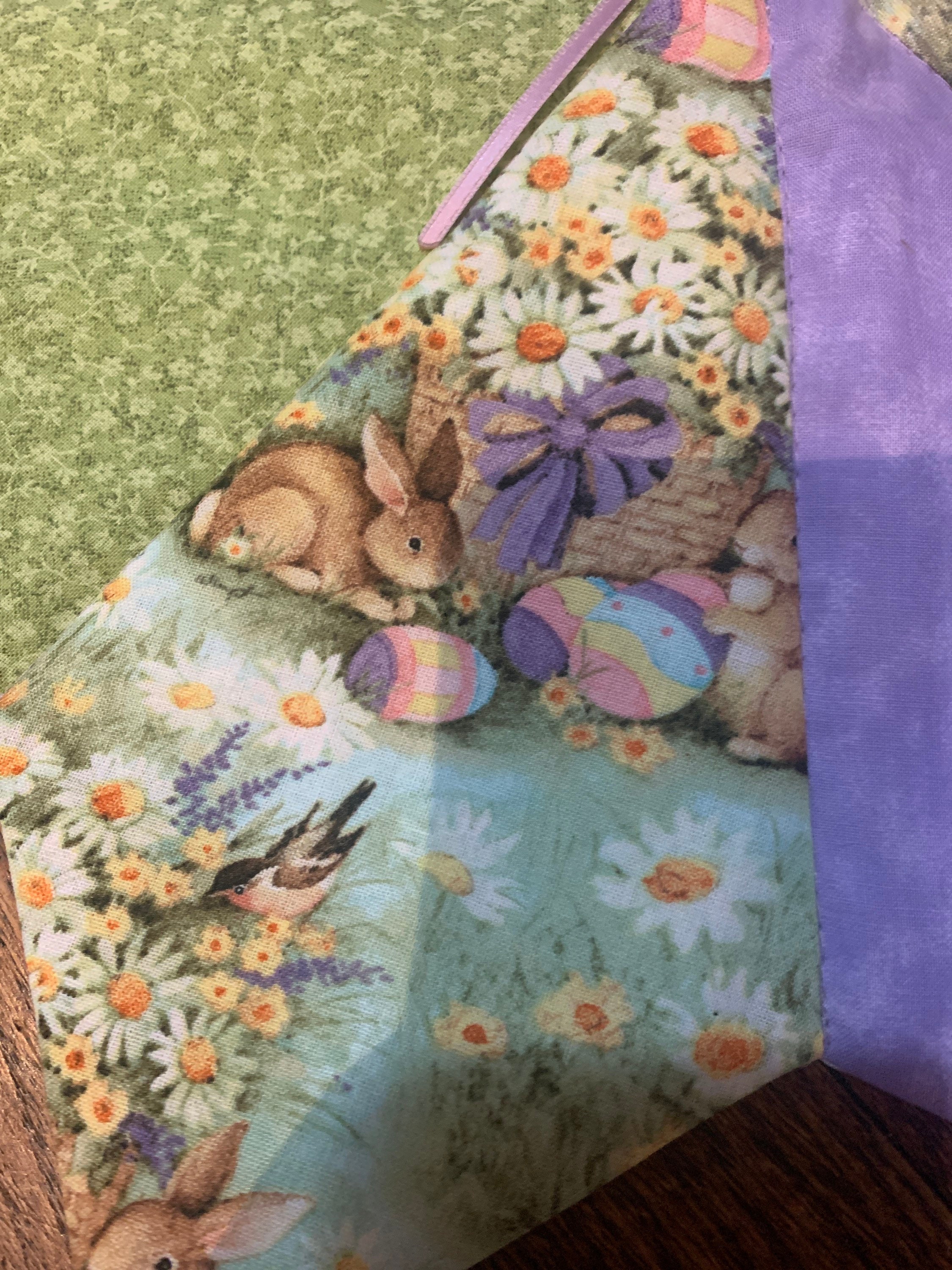 Easter Tree Skirt Table Top Tree Skirt Easter Bunnies and Etsy