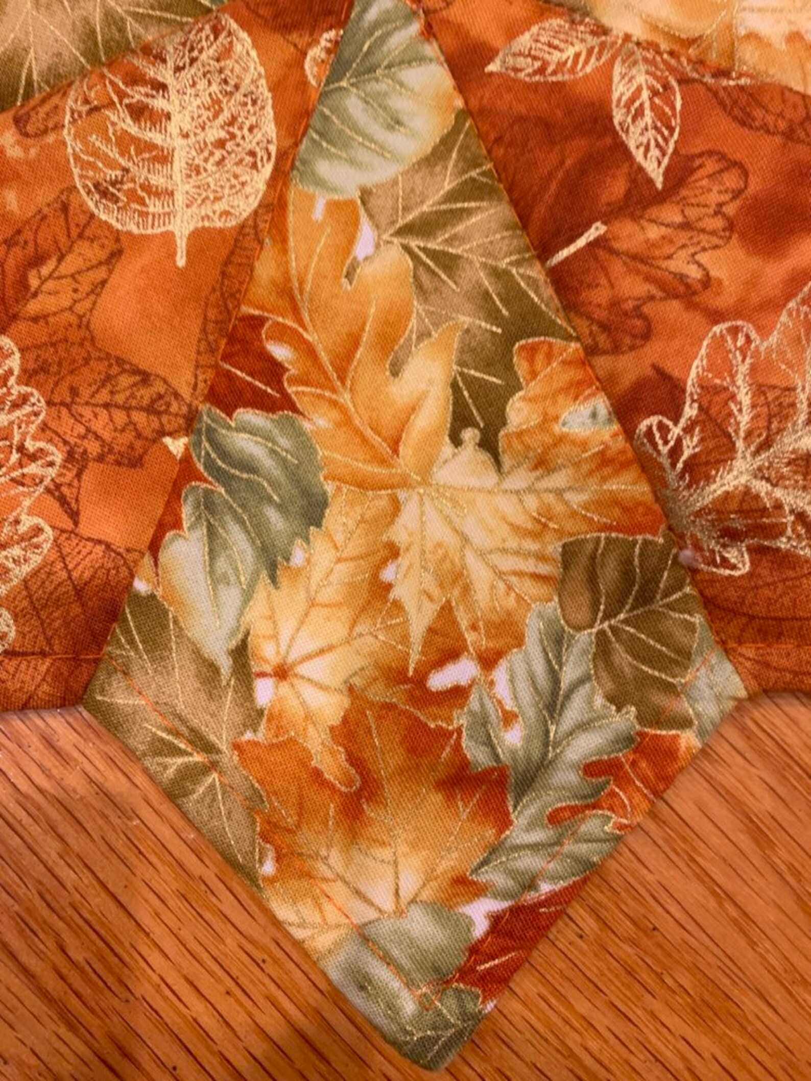 Autumn Fall Placemat Mug Rug Table Centerpiece Rust Brown Etsy