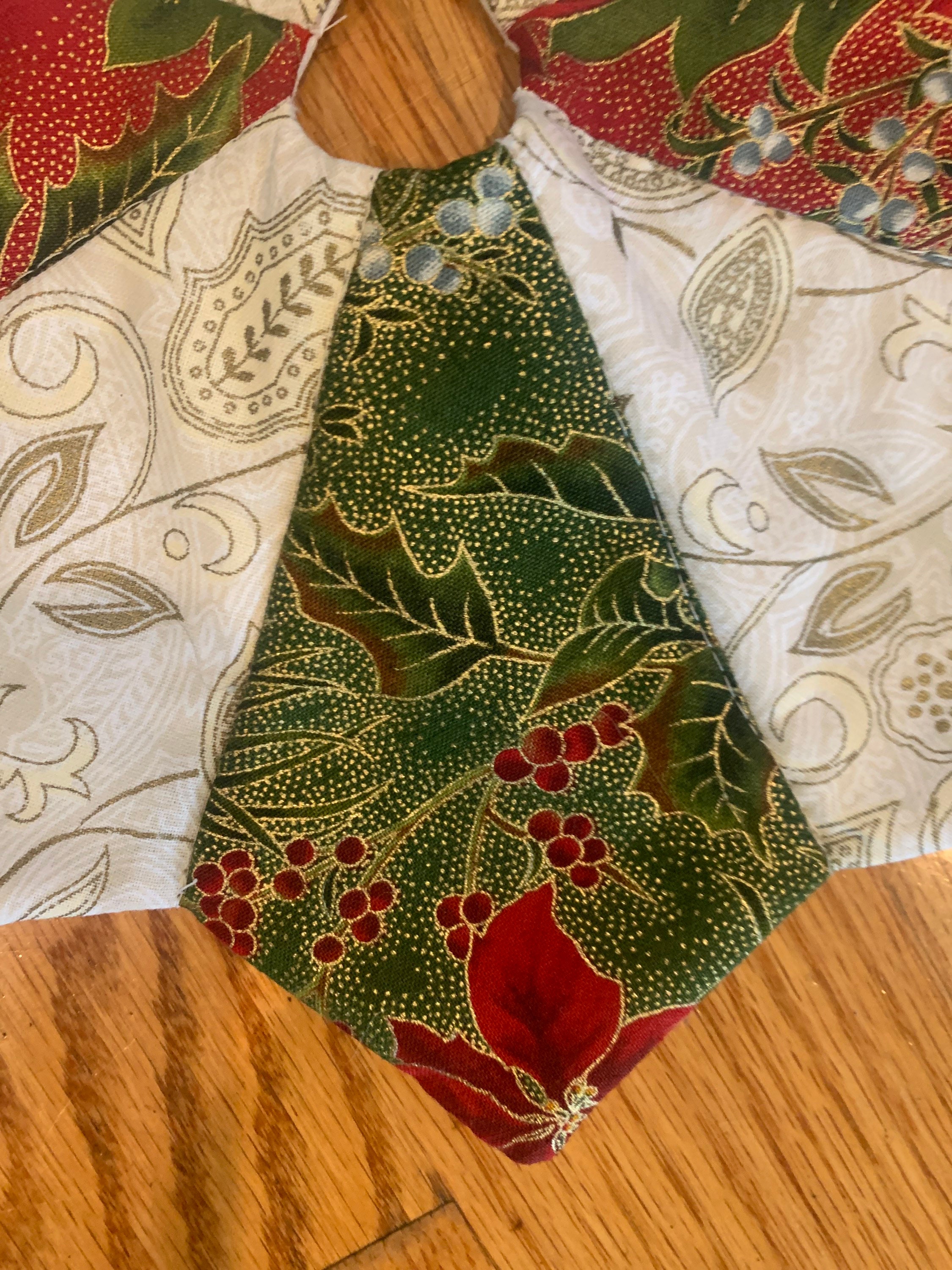 Christmas Tree Skirt 11 Or 18 Inch Diameter Table Top Mini Etsy