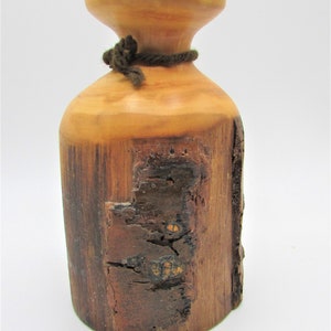Hand Crafted Aspen Wood Vase From Colorado