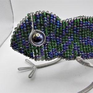 Wire Wrapped Lizard Art Creation