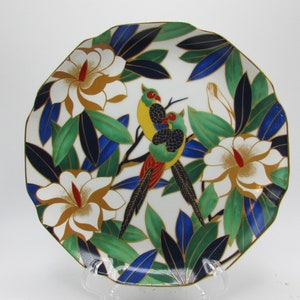 and Decorated Tropical Plate By Takahashi