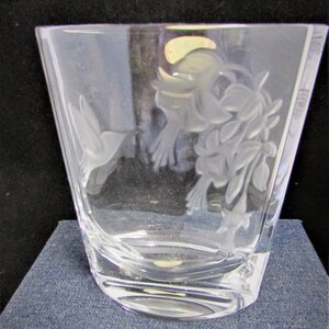 Vase 24% Lead Crystal Etched from Czech Republic