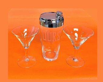 Vintage COCKTAIL SHAKER Set - OURS - Martini