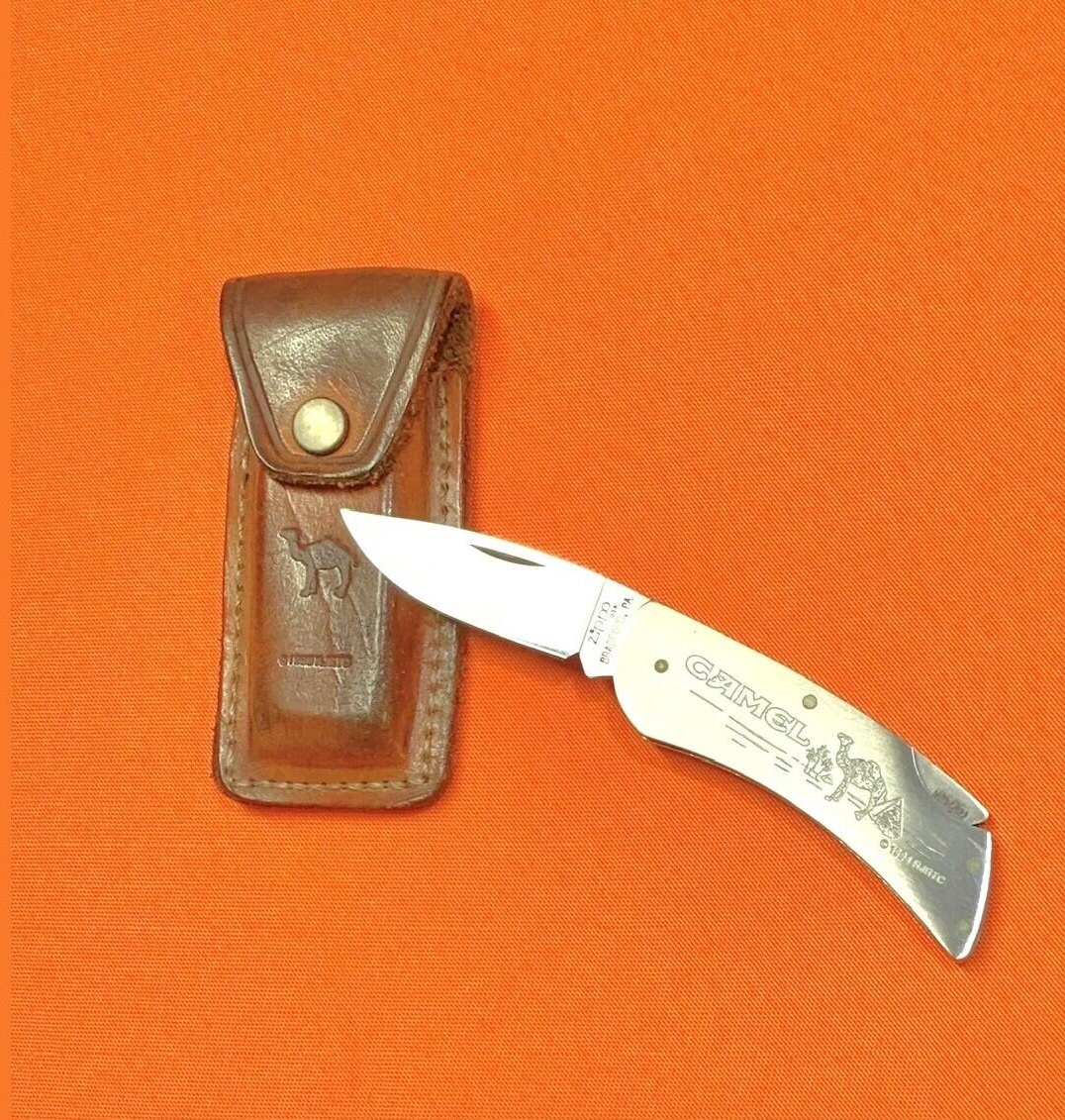 【上品】 Sheath With KNIFE POCKET CAMEL Vintage - Etsy - Zippo その他