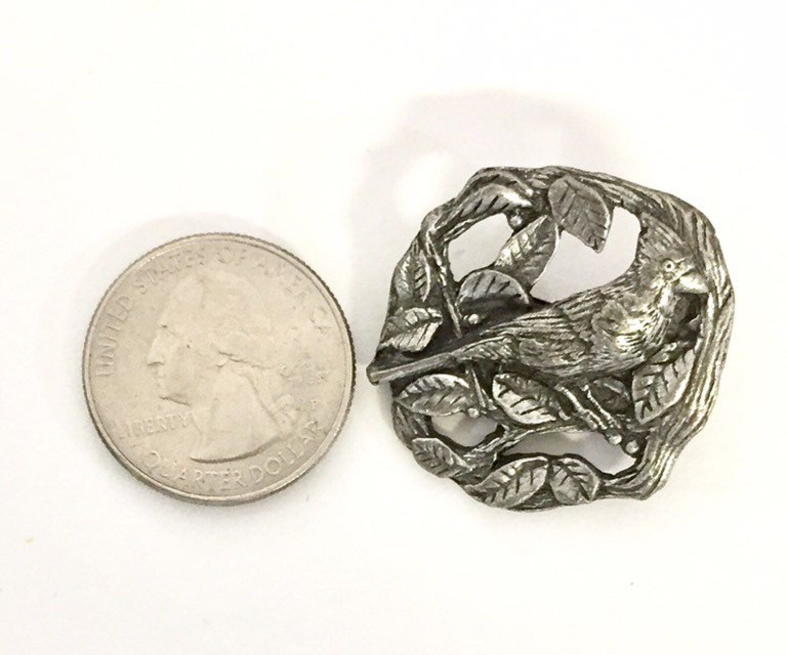 Vintage BIRDS and BLOOMS Pin Limited Edition Etsy UK