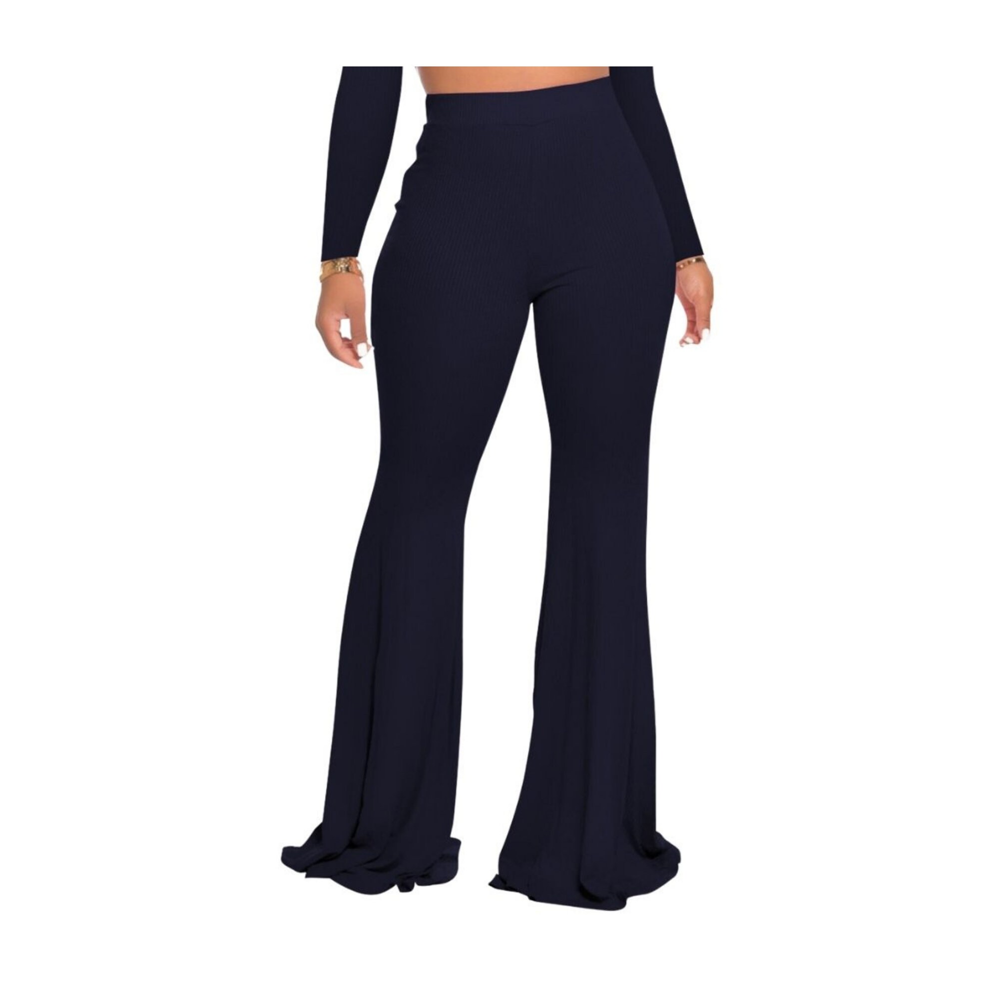 36 Long Inseam Bell Bottom High Waist 