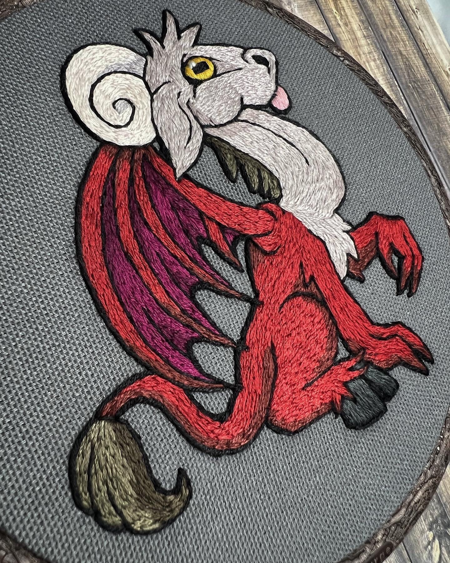 Jersey Devil – Embroidered Cryptozoology Patch