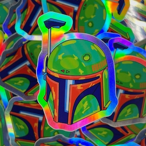 Adesivo olografico Boba Fett