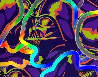 Darth Vader Holographic Sticker