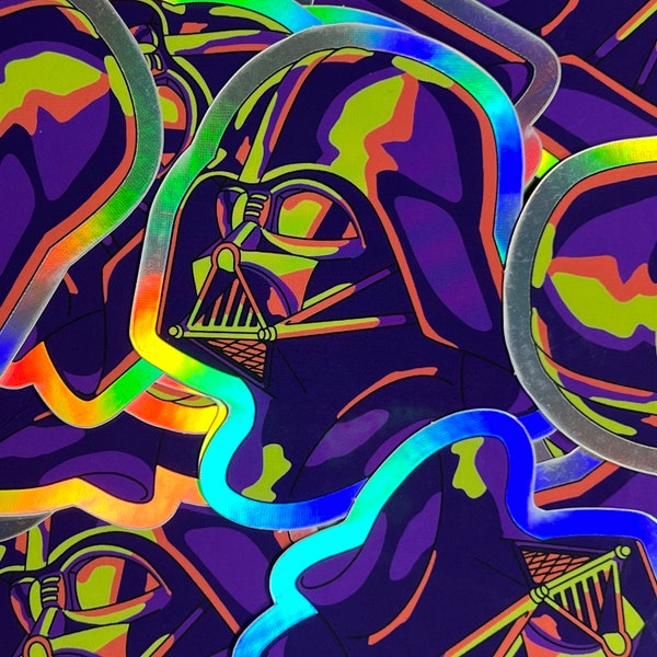 Darth Vader Holographic Sticker