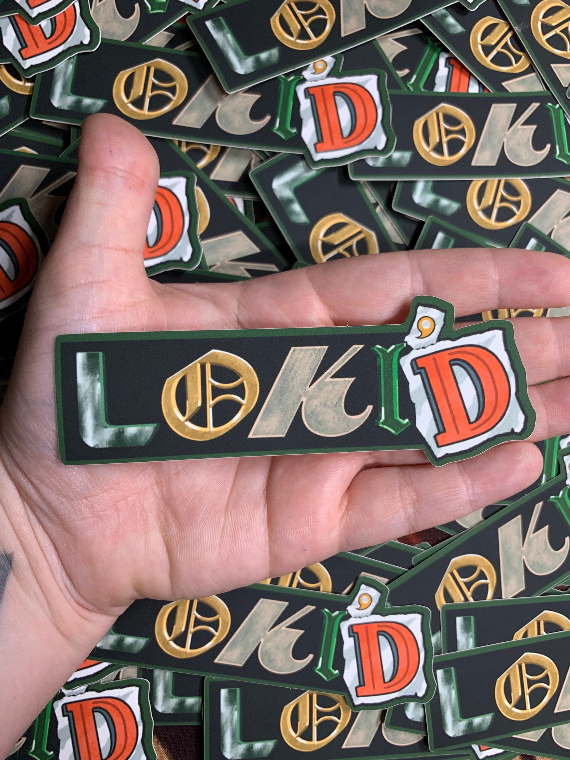 Loki ED Sticker for Sale by jordan5L