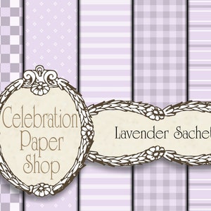 Lavender Digital Paper, Pastel Digital Paper for Easter and Mothers Day Paper Crafts, Digital Scrapbook Paper, Paper Art & Background Paper.