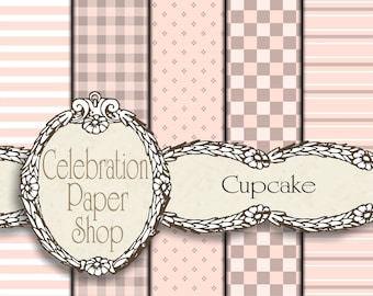 Baby Digital Paper, Pink Digital Paper, Pastel Digital Paper, Shabby Chic Digital Paper for Paper Crafts, Digital Scrapbook, Scrapbook Paper