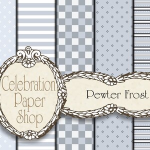 Blue Digital Paper, Baby Digital Paper, Pastel Digital Paper for Baby Boy Patterns, Paper Crafts, Digital Scrapbook Paper & Background Paper