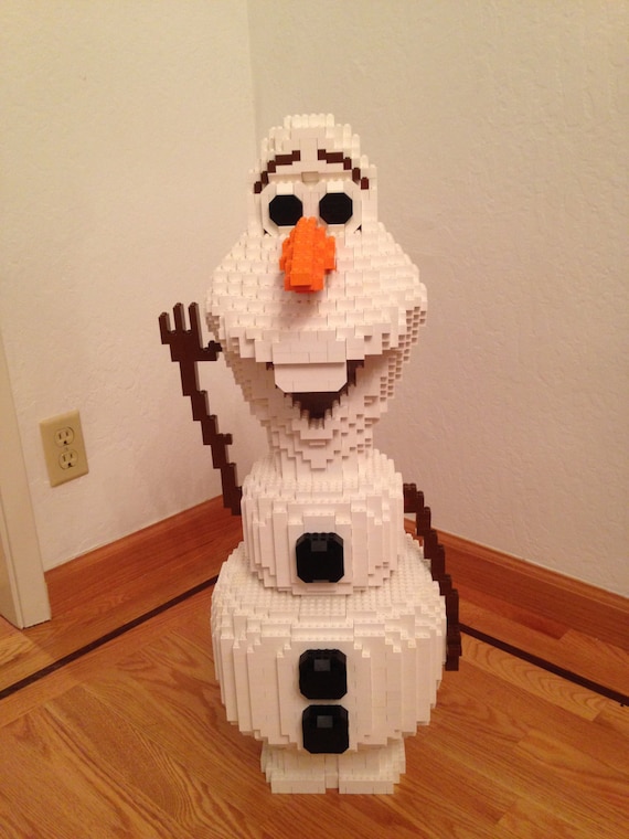 30 Olaf Lego Sculpture | Etsy