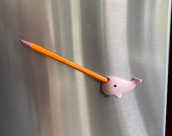 Mini Magnet Nalani the Narwhal - Your Pencil Holder