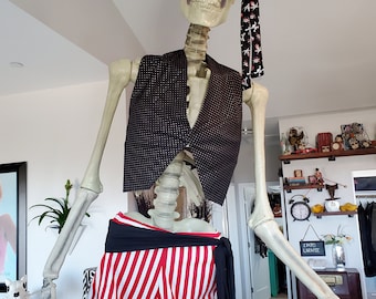 12 Ft Skeleton Pirate Costume!!!! (Skelleton Not Included)