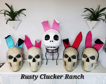 12 Ft Skeleton Wire Bunny Ears. Each Sold separately. (Skeleton not included)