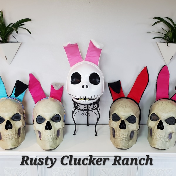 12 Ft Skeleton Wire Bunny Ears. Each Sold separately. (Skeleton not included)