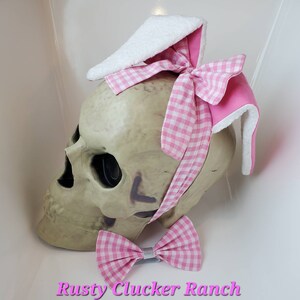 Daytoday Everyday Institute - Kawaii Lace Beret Wire Bunny Ears Cream