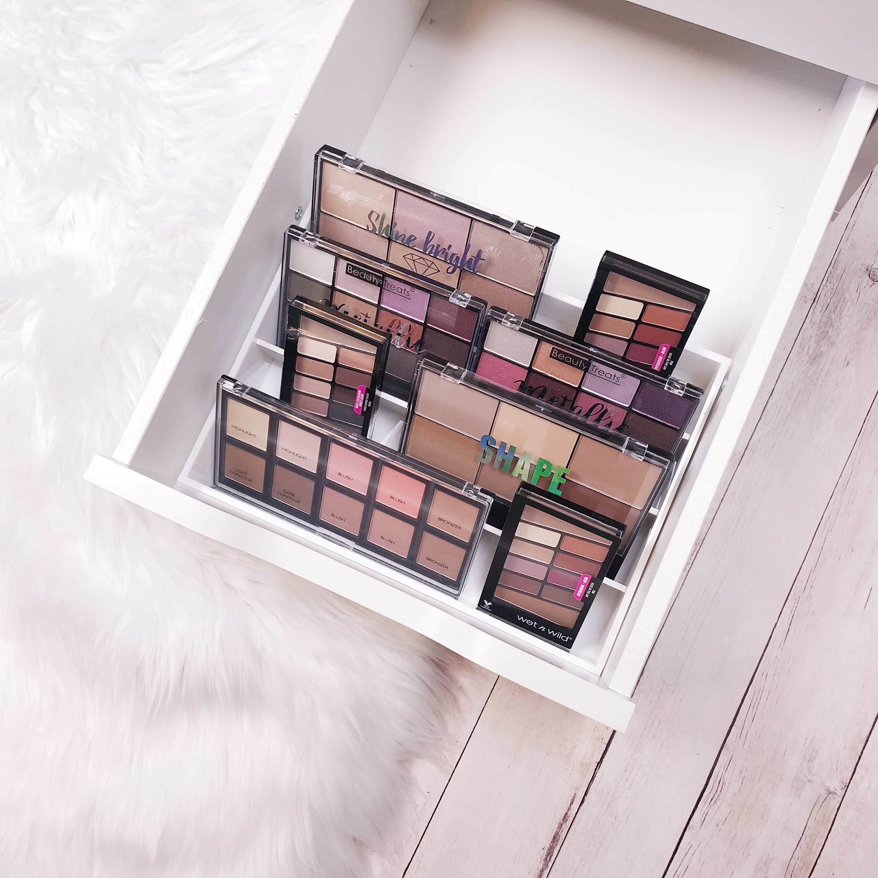 Mini Palette Drawer Organizer Fits Ikea Alex Drawer Units Etsy
