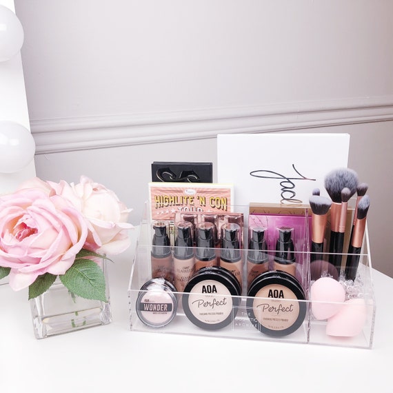 Harley Vanity Top Organizer Acrylic Makeup Organizer Etsy
