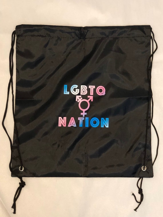 black pink nation backpack