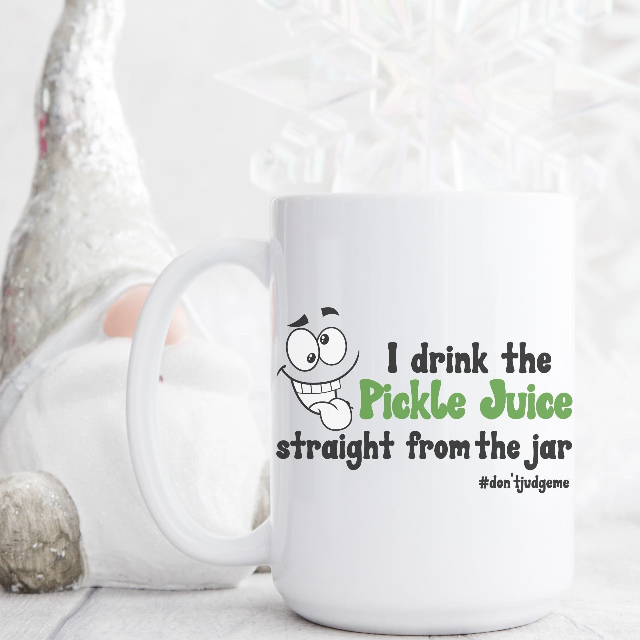 Pickle Mug, Funny Pickle Cup, Pickles, Pickle Gifts, Pickle Lover Gift,  Gift Exchange Idea 