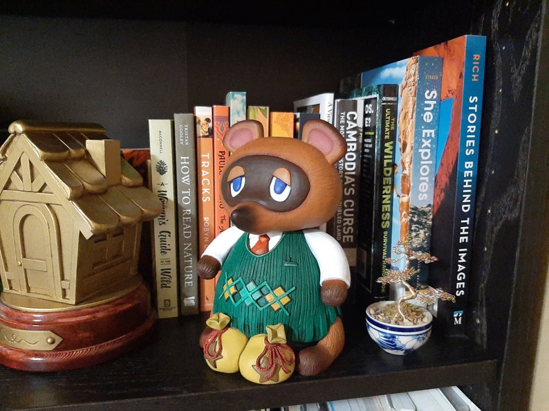 Animal Crossing New Horizons Tom Nook Tanuki Statue Etsy