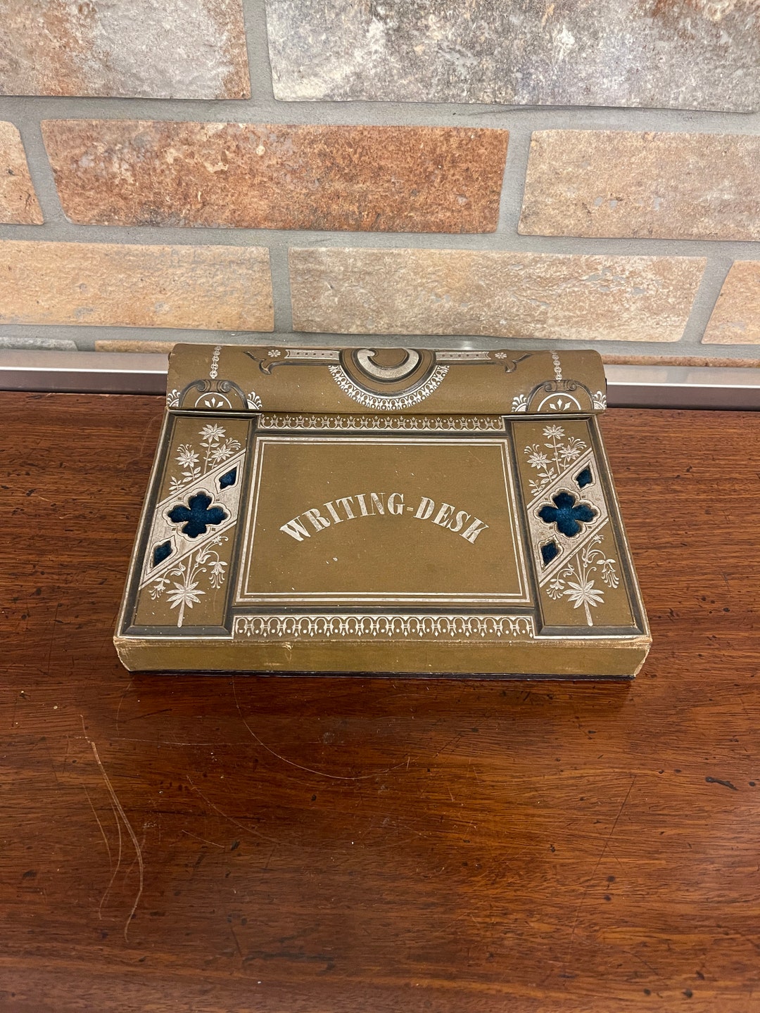 Antique Childrens Writing Desk, Stationery Case Circa 1900 Etsy