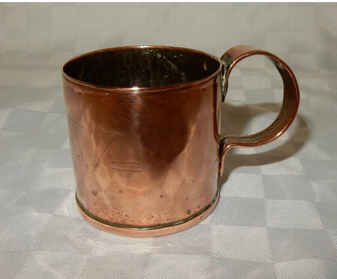 Fine Antique English Copper Tot Circa 1800 Etsy