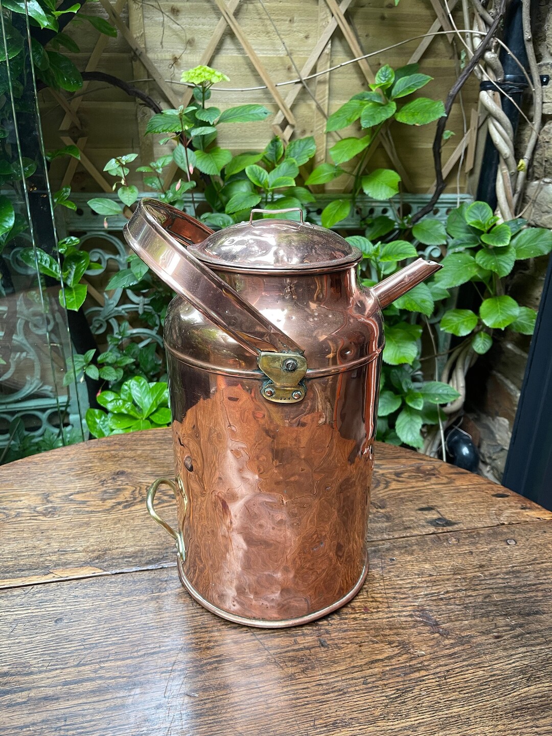 Large 19th Century English Copper Milk Dispensing Pail Circa Etsy