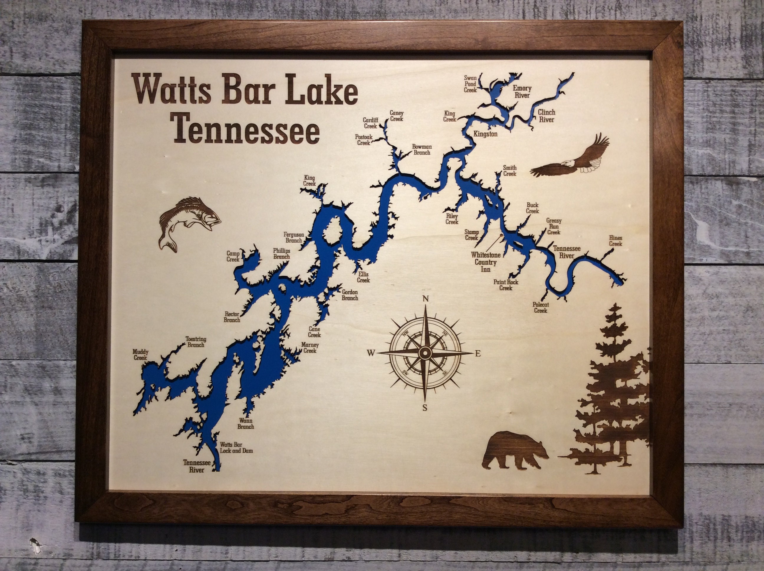 Watts Bar lake laser engraving
