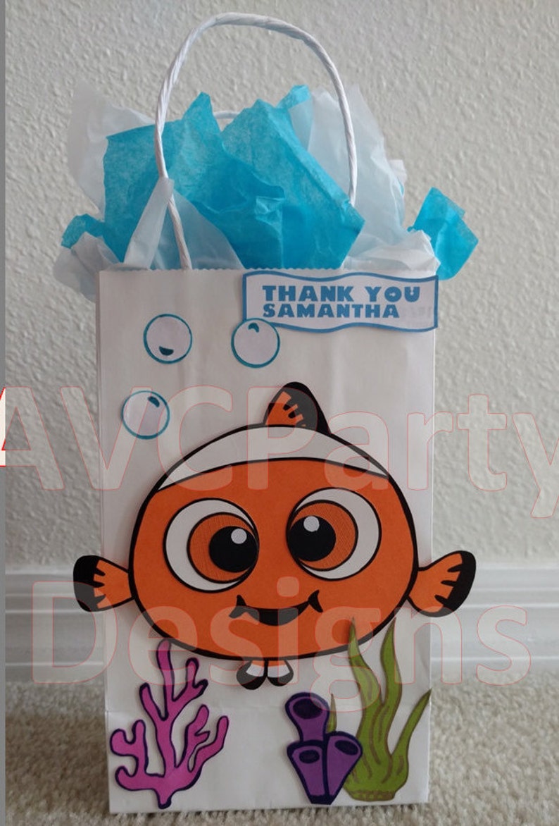 Finding Dory, Finding Nemo Birthday Party Favor Bags Etsy