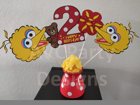 Sesame Street Oscar The Grouchbig Bird Birthday Party Etsy