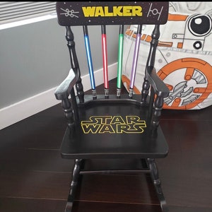 Star Wars Rocking Chair Star Wars kids Star Wars furniture Star Wars decor star wars nursery star wars gift image 1