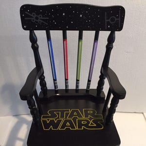 Star Wars Rocking Chair Star Wars kids Star Wars furniture Star Wars decor star wars nursery star wars gift image 3