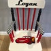 Cars Rocking Chair - Cars Nursery - Cars Birthday - Lightning Mcqueen ...