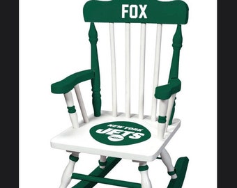 New York Jets childs rocking chair