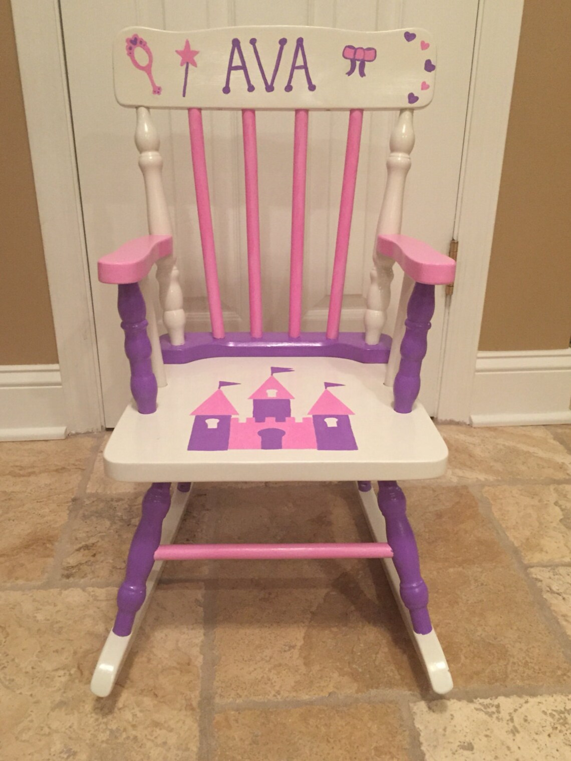 Princess Rocking Chair - Princess Chair - Princess Kids - Princess ...