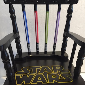 Star Wars Rocking Chair Star Wars kids Star Wars furniture Star Wars decor star wars nursery star wars gift image 4