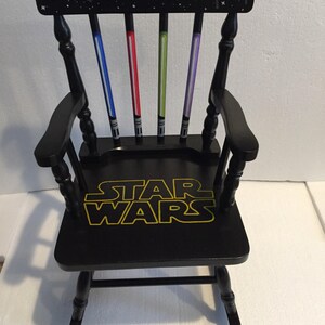 Star Wars Rocking Chair Star Wars kids Star Wars furniture Star Wars decor star wars nursery star wars gift image 5