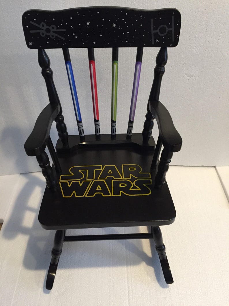 Star Wars Rocking Chair Star Wars kids Star Wars furniture Star Wars decor star wars nursery star wars gift image 5