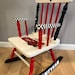 Cars Rocking Chair - Cars Nursery - Cars Birthday - Lightning Mcqueen ...